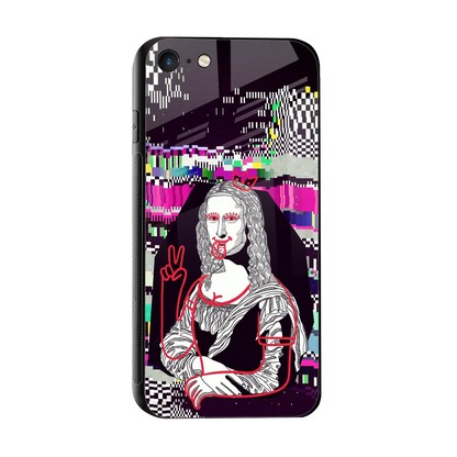 Mona Remix sleek iphone 7 cover with tempered glass back and TPU edges