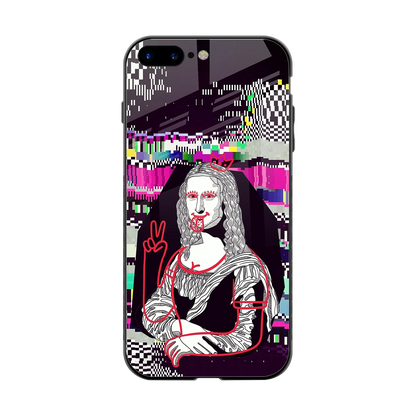 Mona Remix back phone cover | glass case for iphone 8 plus