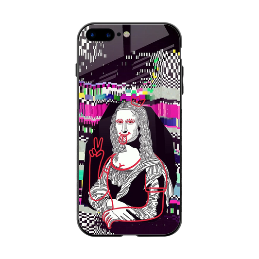 Mona Remix back phone cover | glass case for iphone 8 plus