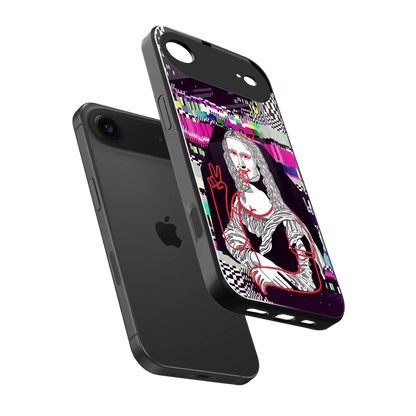 Mona Remix sleek iphone air cover with tempered glass back and TPU edges