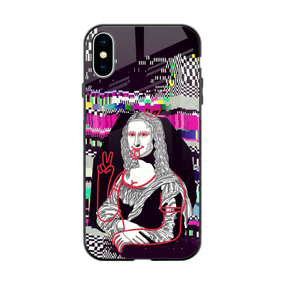 Mona Remix back phone cover | glass case for iphone x