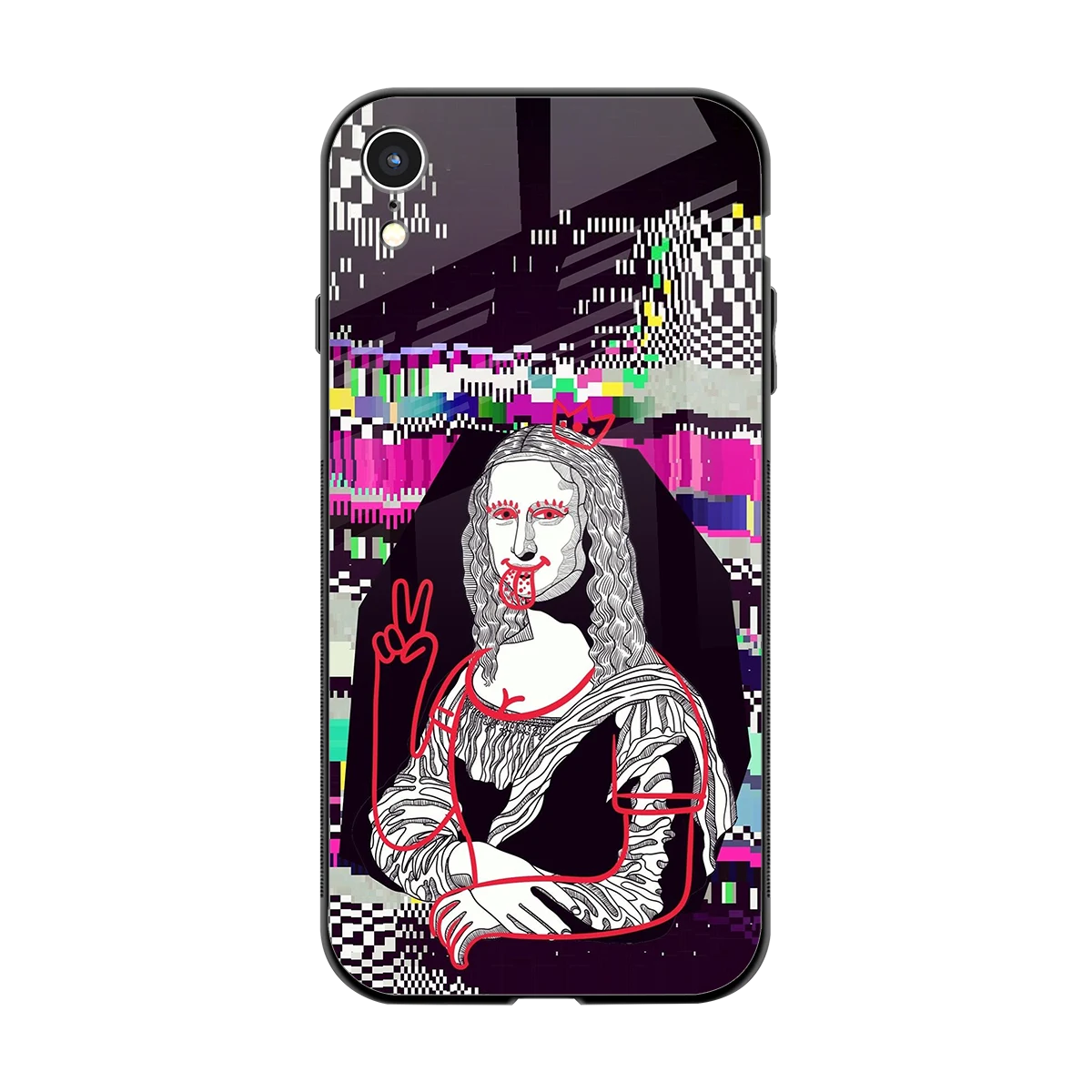 Mona Remix back phone cover | glass case for iphone xr