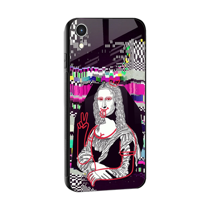 Mona Remix sleek iphone xr cover with tempered glass back and TPU edges