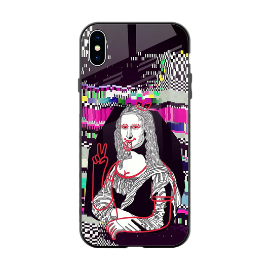 Mona Remix back phone cover | glass case for iphone xs max