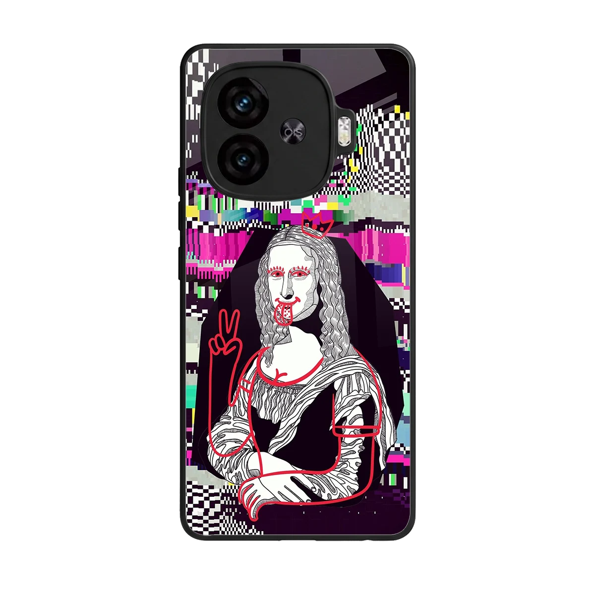 Mona Remix back phone cover | glass case for iqoo neo 10r 5g