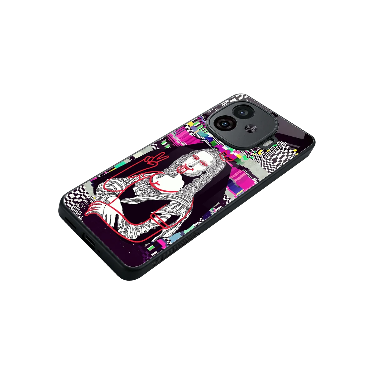 Mona Remix stylish phone case for iqoo neo 10r 5g | glossy glass and slim fit