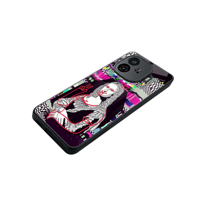 Mona Remix stylish phone case for iqoo neo 10r 5g | glossy glass and slim fit