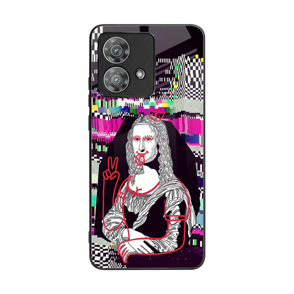 Mona Remix back phone cover | glass case for motorola edge 40 neo 5g