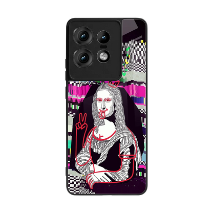 Mona Remix back phone cover | glass case for motorola edge 50 pro