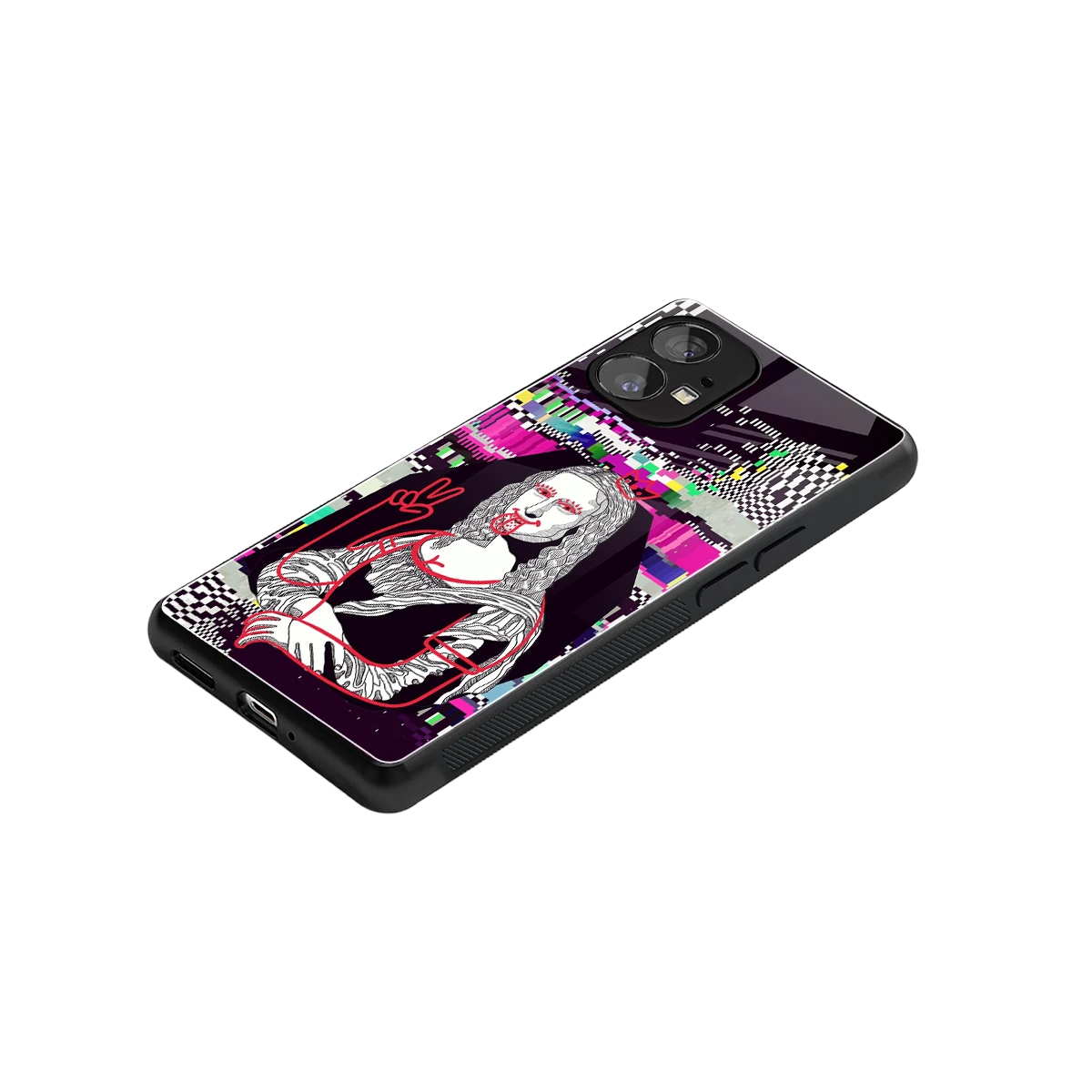 Mona Remix stylish phone case for nothing phone 1 | glossy glass and slim fit