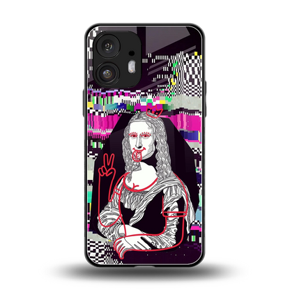 Mona Remix back phone cover | glass case for nothing phone 2