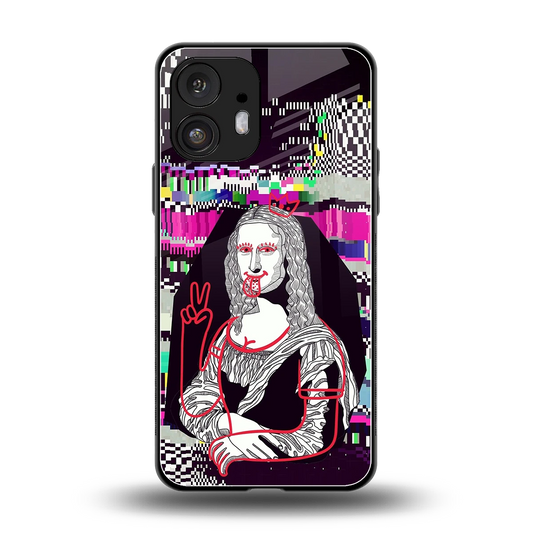 Mona Remix back phone cover | glass case for nothing phone 2