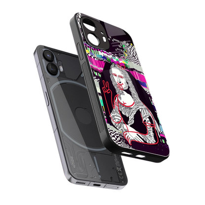 Mona Remix sleek nothing phone 2 cover with tempered glass back and TPU edges