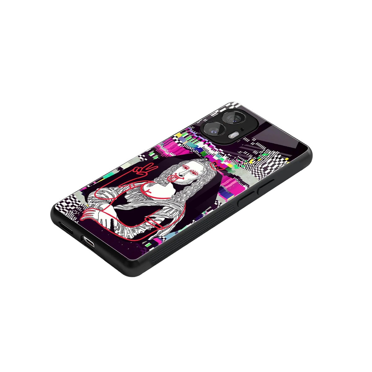 Mona Remix stylish phone case for nothing phone 2 | glossy glass and slim fit
