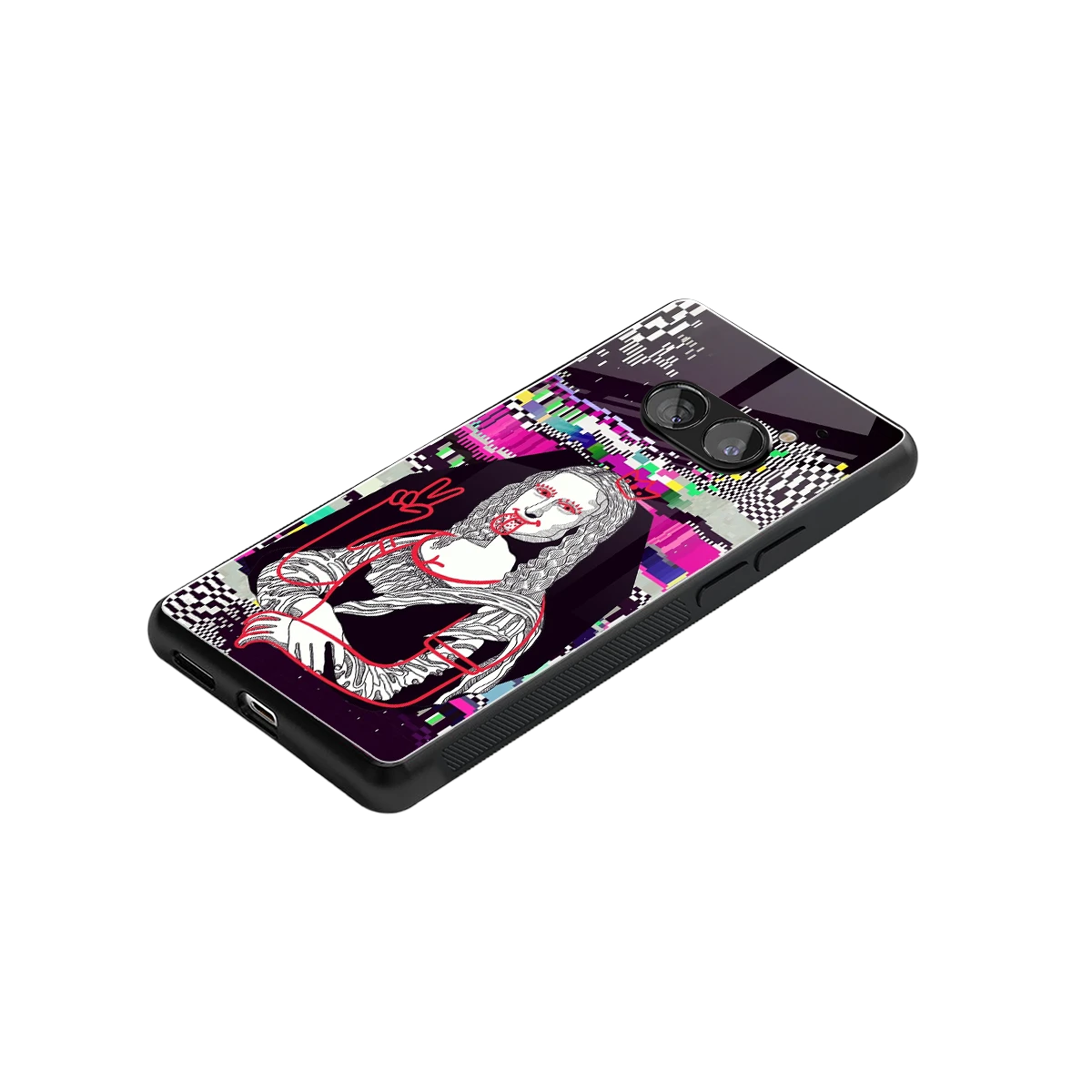 Mona Remix stylish phone case for nothing phone 2a | glossy glass and slim fit