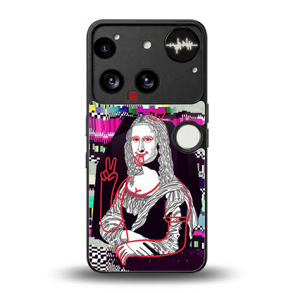 Mona Remix back phone cover | glass case for nothing phone 3