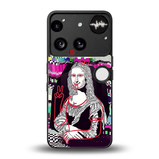 Mona Remix back phone cover | glass case for nothing phone 3