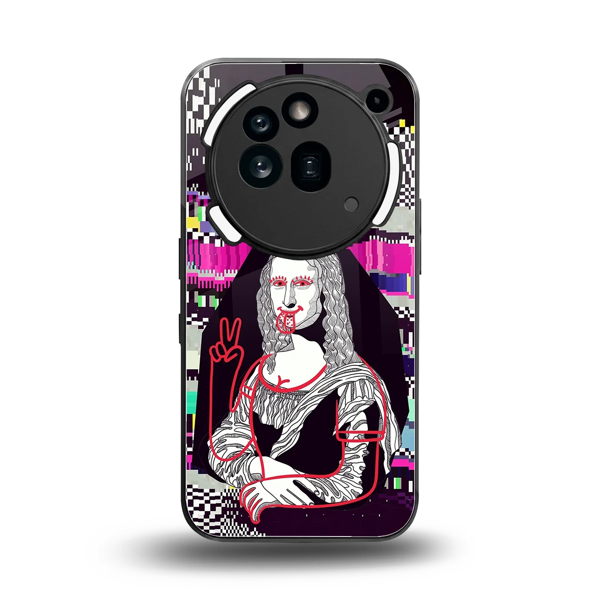 Mona Remix back phone cover | glass case for nothing phone 3a pro