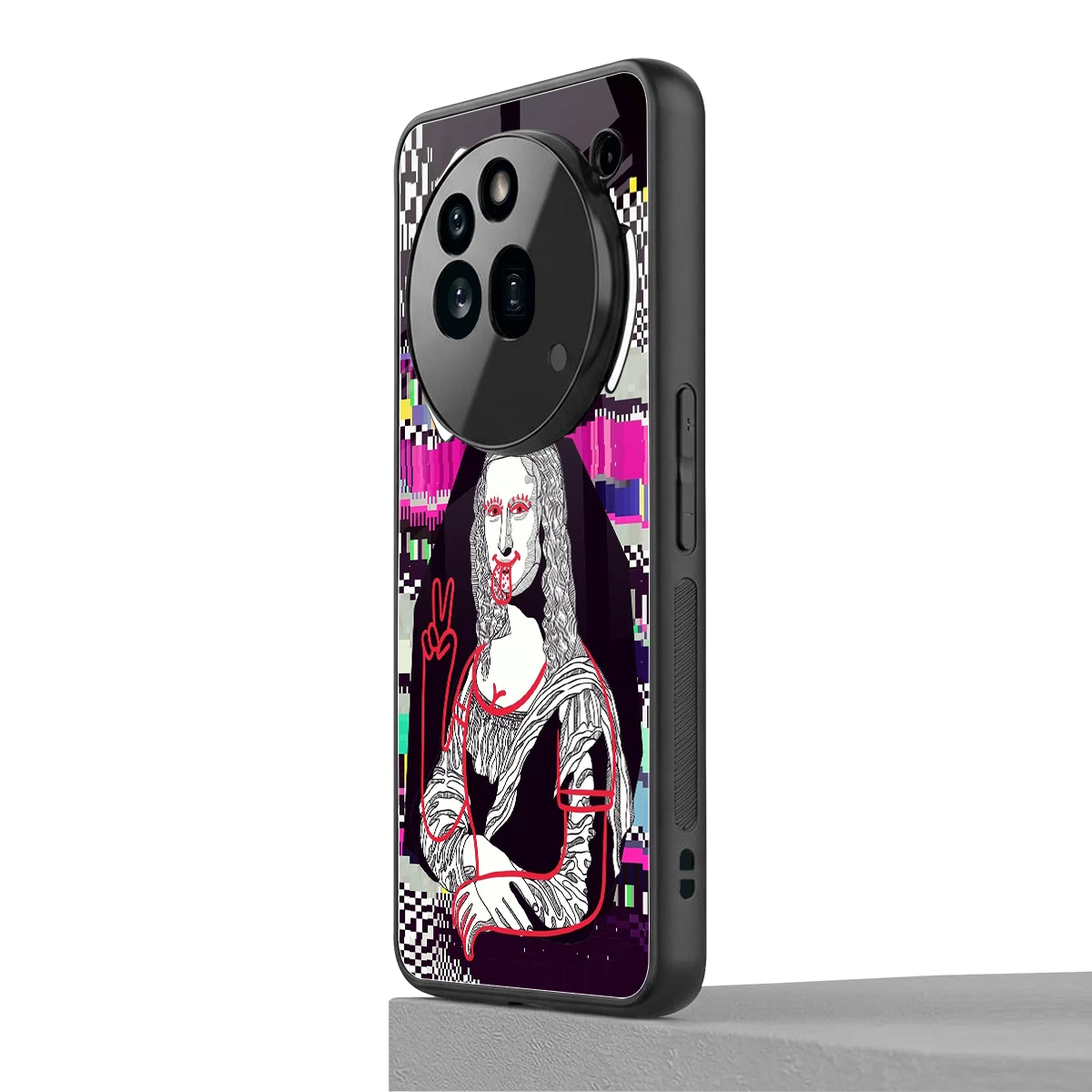 Mona Remix nothing phone 3a pro mobile cover | shockproof glass phone case