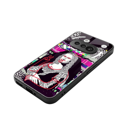 Mona Remix stylish phone case for nothing phone 3a | glossy glass and slim fit