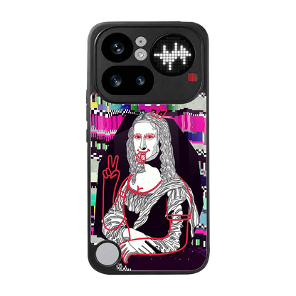 Mona Remix back phone cover | glass case for nothing phone 4a pro