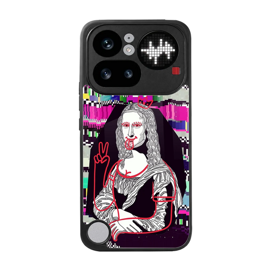 Mona Remix back phone cover | glass case for nothing phone 4a pro