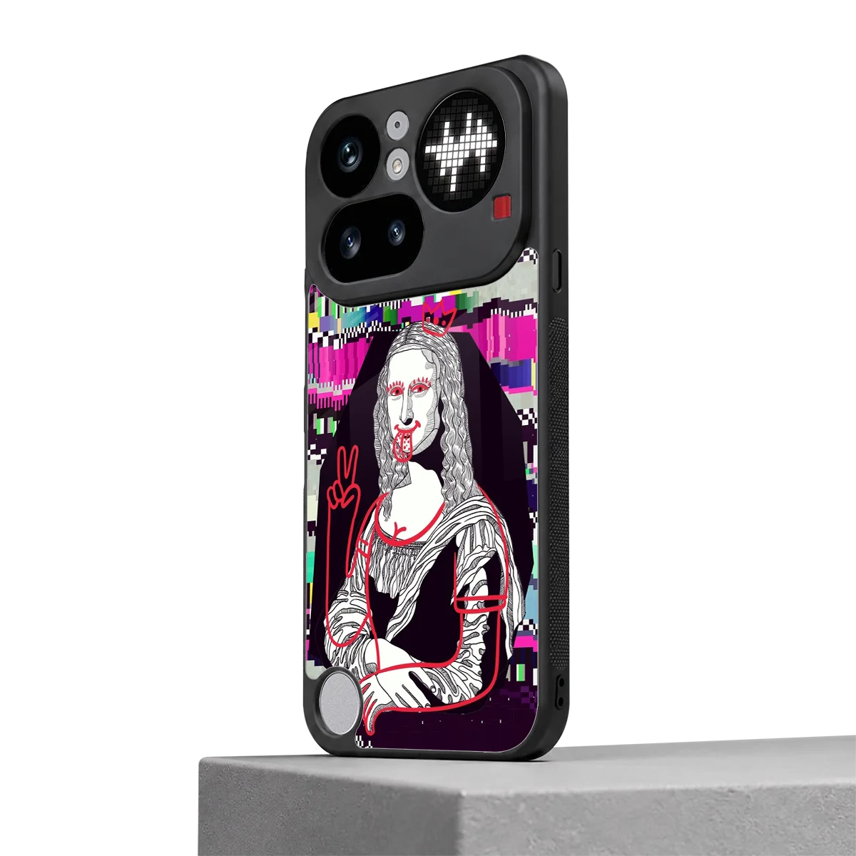 Mona Remix nothing phone 4a pro mobile cover | shockproof glass phone case