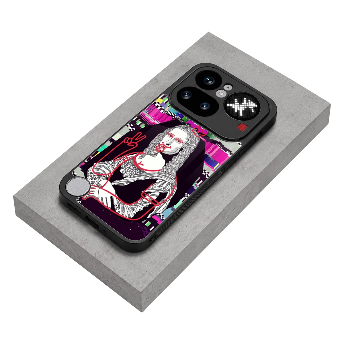 Mona Remix stylish phone case for nothing phone 4a pro | glossy glass and slim fit
