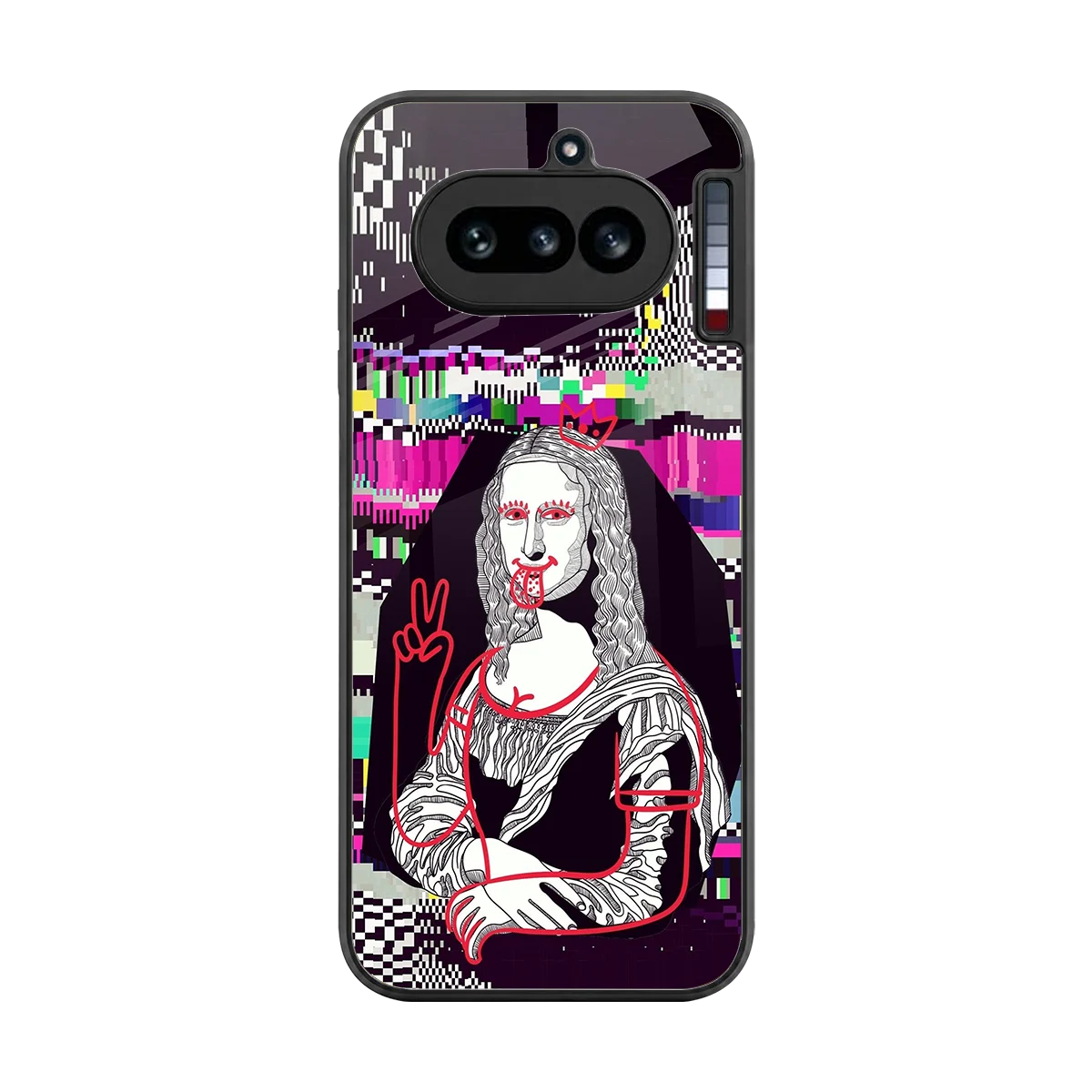 Mona Remix back phone cover | glass case for nothing phone 4a