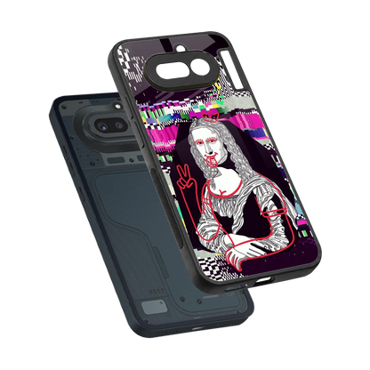 Mona Remix sleek nothing phone 4a cover with tempered glass back and TPU edges