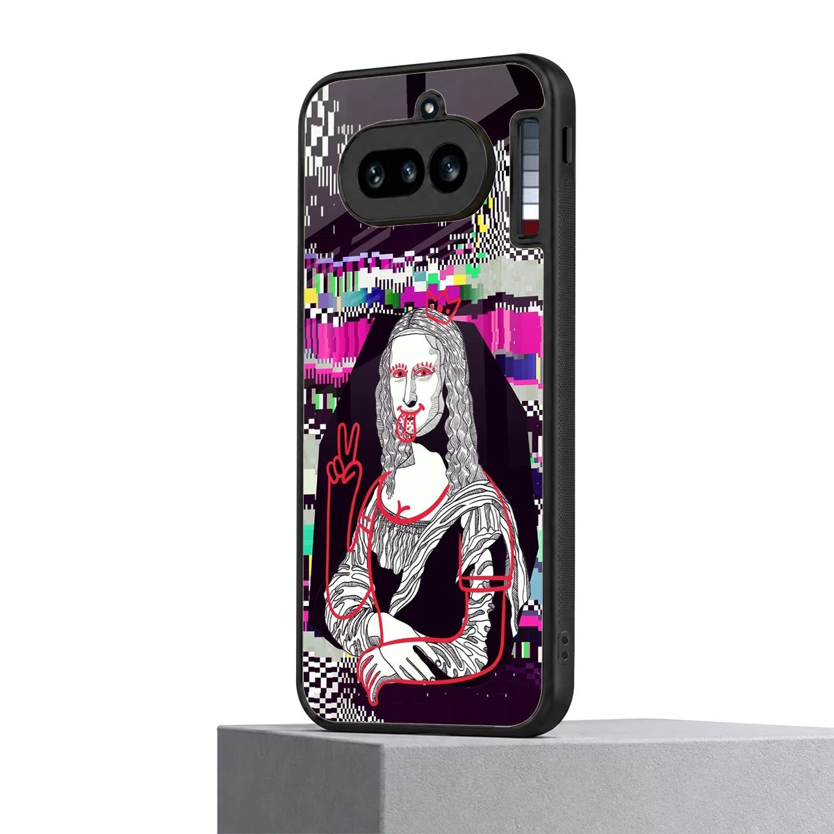 Mona Remix nothing phone 4a mobile cover | shockproof glass phone case