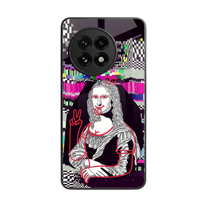 Mona Remix back phone cover | glass case for oneplus 13r