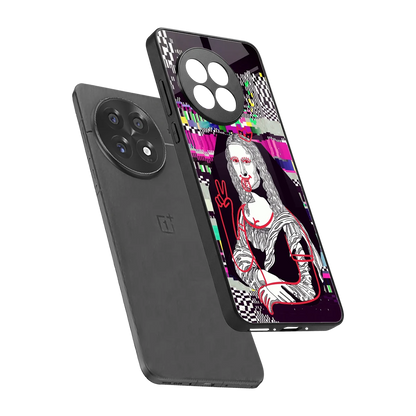 Mona Remix sleek oneplus 13r cover with tempered glass back and TPU edges