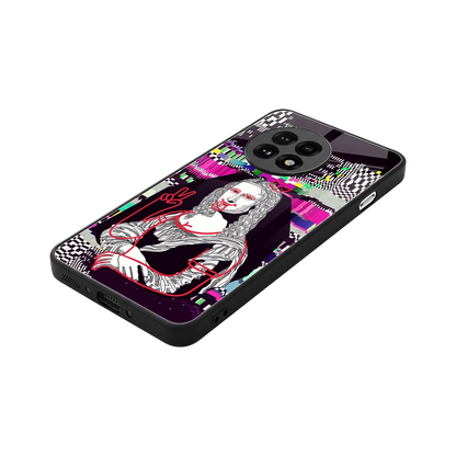 Mona Remix stylish phone case for oneplus 13r | glossy glass and slim fit