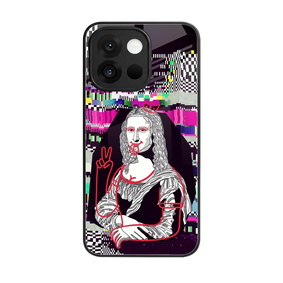 Mona Remix back phone cover | glass case for oneplus 13s