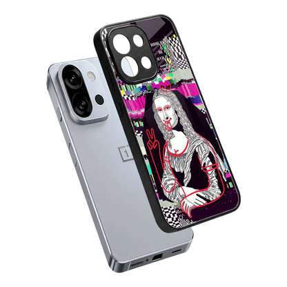 Mona Remix sleek oneplus 13s cover with tempered glass back and TPU edges