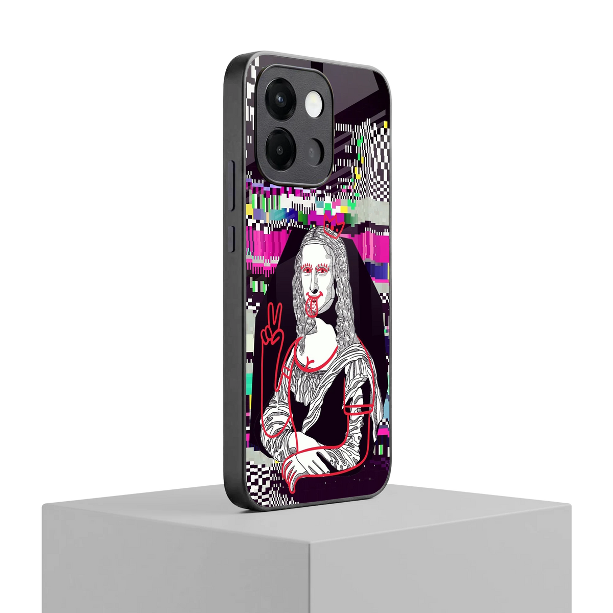 Mona Remix oneplus 13s mobile cover | shockproof glass phone case