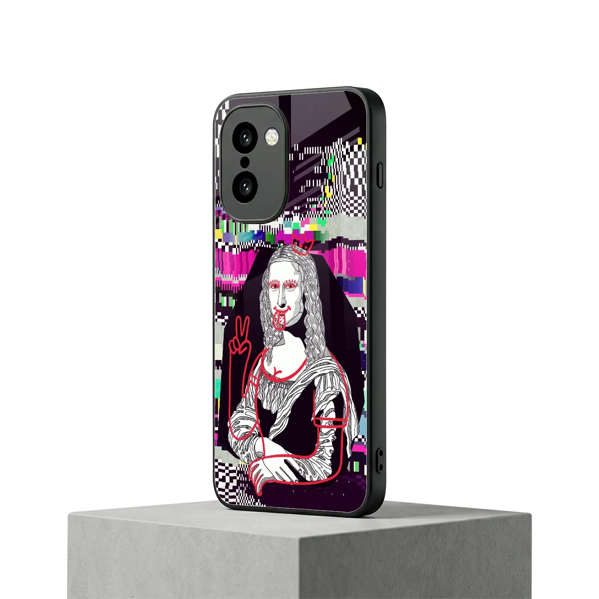 Mona Remix oneplus 15r mobile cover | shockproof glass phone case