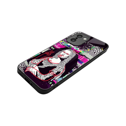 Mona Remix stylish phone case for oneplus 15r | glossy glass and slim fit