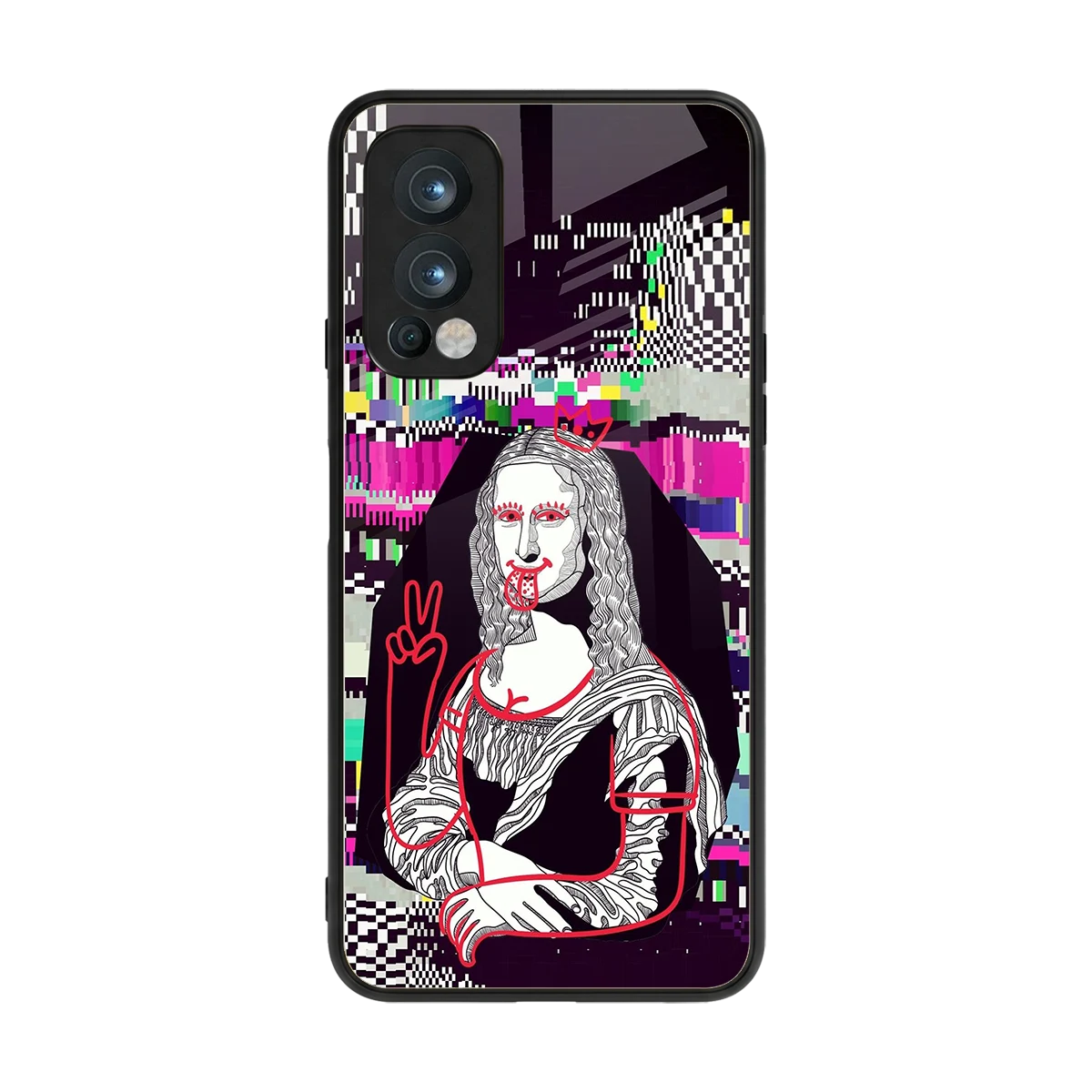 Mona Remix back phone cover | glass case for oneplus nord 2