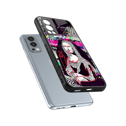 Mona Remix sleek oneplus nord 2 cover with tempered glass back and TPU edges