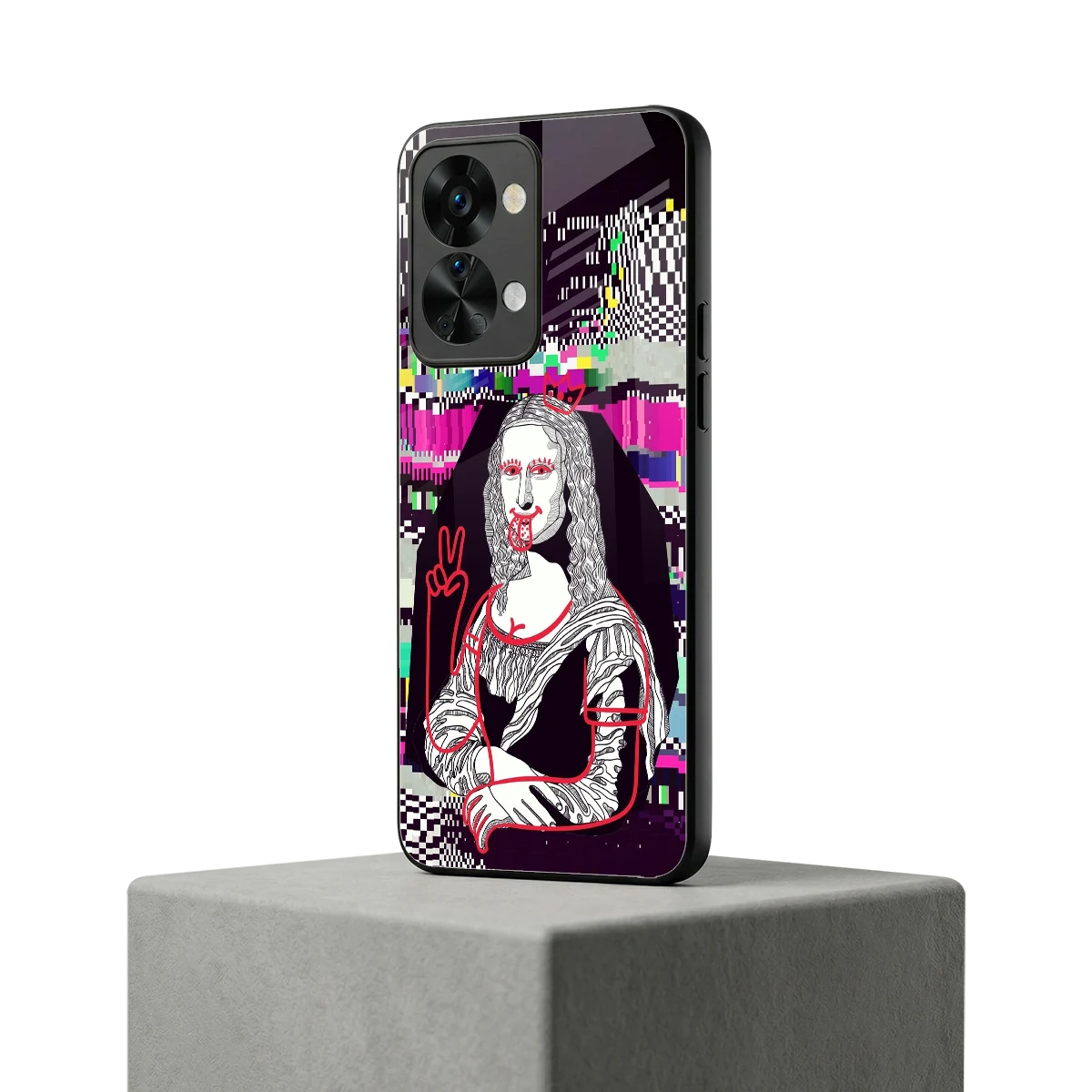 Mona Remix oneplus nord 2t mobile cover | shockproof glass phone case