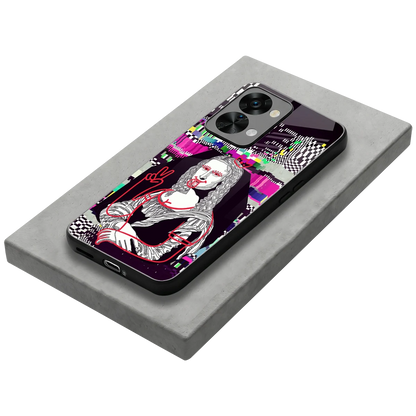 Mona Remix stylish phone case for oneplus nord 2t | glossy glass and slim fit