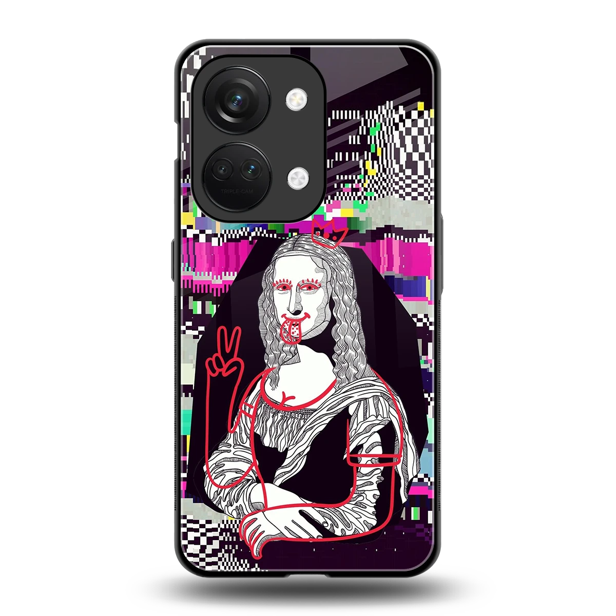 Mona Remix back phone cover | glass case for oneplus nord 3