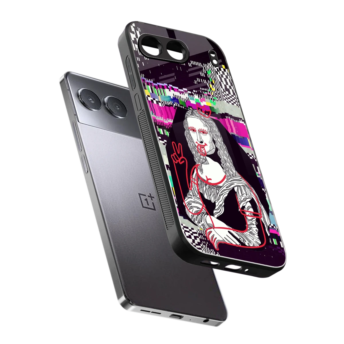 Mona Remix sleek oneplus nord 4 cover with tempered glass back and TPU edges