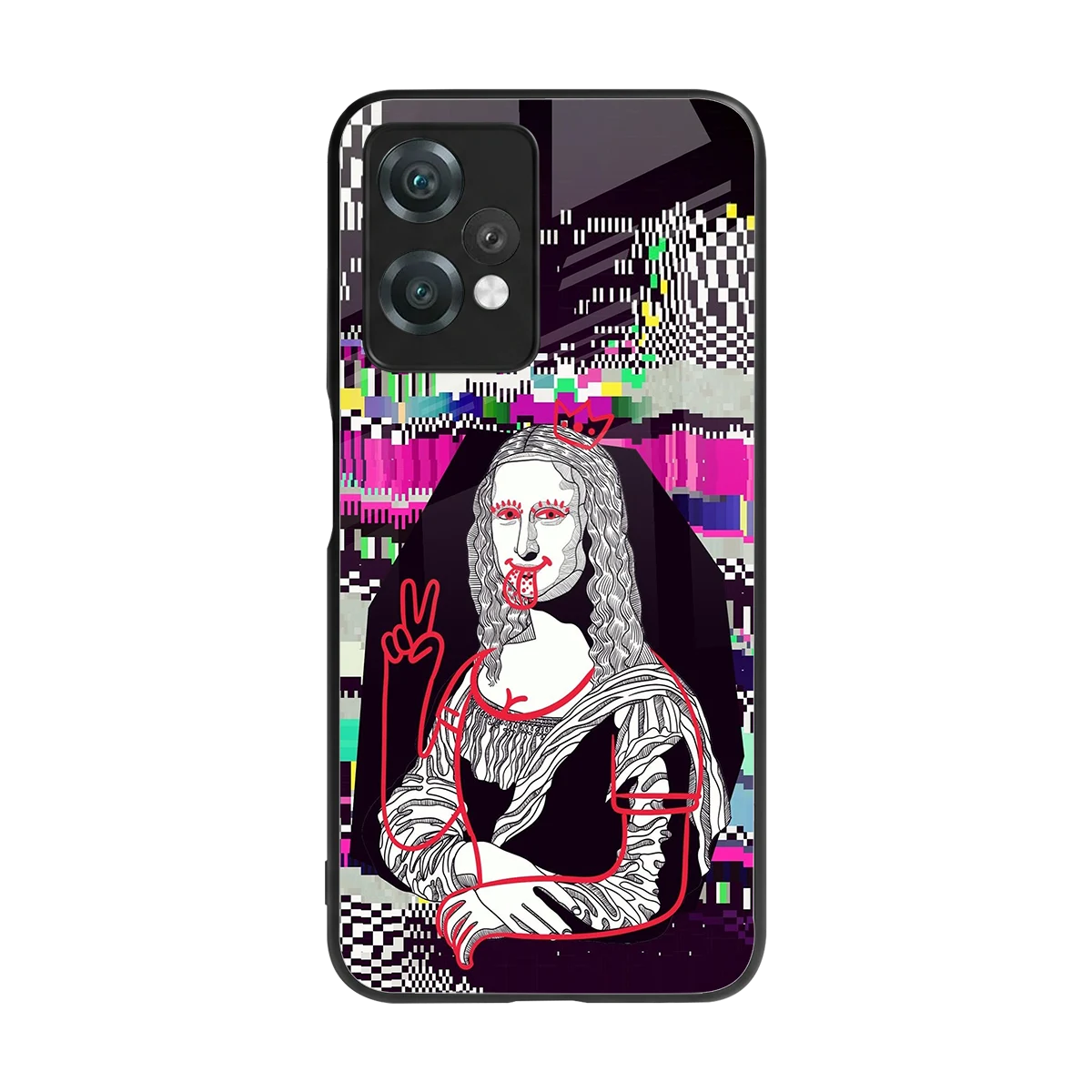 Mona Remix back phone cover | glass case for oneplus nord ce 2 lite