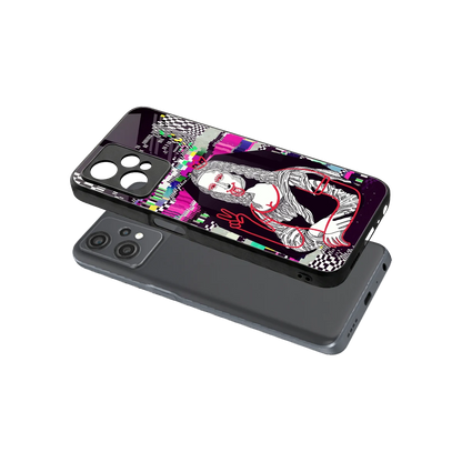 Mona Remix sleek oneplus nord ce 2 lite cover with tempered glass back and TPU edges