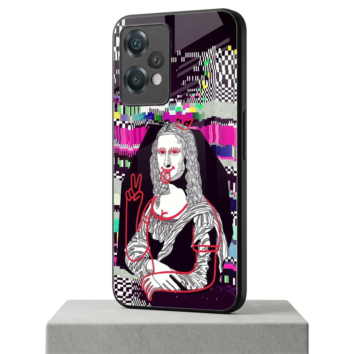 Mona Remix oneplus nord ce 2 lite mobile cover | shockproof glass phone case