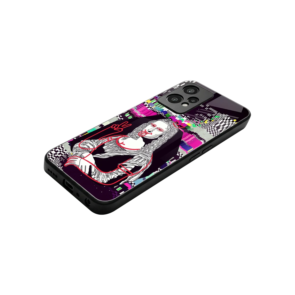 Mona Remix stylish phone case for oneplus nord ce 2 lite | glossy glass and slim fit