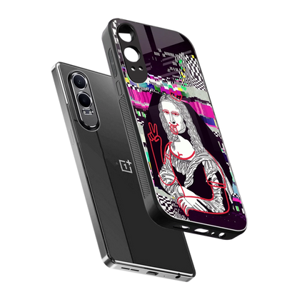 Mona Remix sleek oneplus nord ce 4 lite cover with tempered glass back and TPU edges